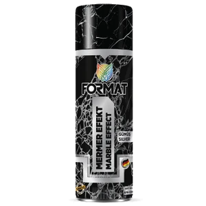 Format Gümüş Mermer Efekt Sprey