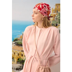 Uzun Müslin Gömlek Toz Pembe