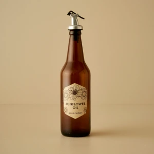 Gondor Ayçiçek Yağı Şişesi Amber (500 Cc)