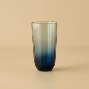 Colore Kesme Meşrubat Bardağı 2'li Mavi (345 Cc)