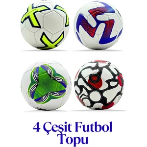 Futbol Topu Çim Zemin ve Beton Zemin Uyumlu 4 Model