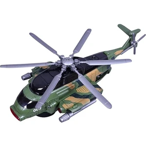 Pilli Çarp Dön Askeri Helikopter Işıklı Sesli