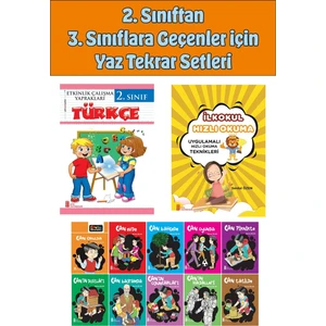 2.sınıftan 3.sınıfa Geçenler Için  Hızlı Okuma ile Türkçe Etkinlik Kitabım+10 Lu Hikaye Seti 3