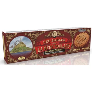 La Mere Poulard Bitter Çikolata Parçacıklı Tereyağlı Biskuvi 125G