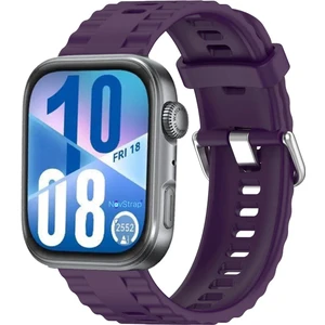 Novstrap Huawei Watch Fit 4 Pro/fit 4/fit 3 ile Uyumlu Kordon Tam Uyumlu Pimli Lansman Silikon Kayış