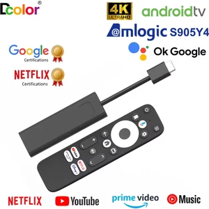 Gd1 4K Tv Stick Android 11™ 2GB+16GB Google Netflix L1 Sertifikalı Lisanslı Box Sesli Komut