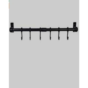 Dekoratif Metal Fincan Askılığı | 50 cm – 6 Kancalı Duvar Tipi Askılı
