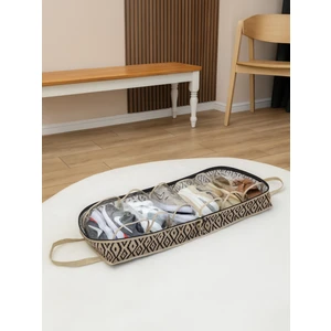 Bohem Desenli Ayakkabı Düzenleme Çantası | Katlanabilir Seyahat Valiz Düzenleyici