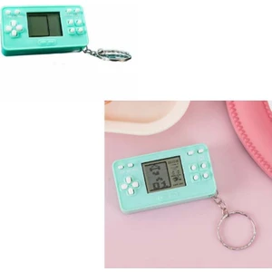 Paras Ticaret Mini Game Boy Tetris Anahtarlık Mini El Atarisi Anahtarlık (1 Adet) (Ebat: 6,1 cm x 3,3 cm x 1,4 Cm)