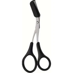 Natural Charm Taraklı Kaş Düzeltme ve Şekillendirme Makası Ergonomik Yüz Tüyü Alma ve Bakım Aracı, Pratik Kullanım, Hafif ve Taşınabilir Kozmetik Yardımcı Ürün