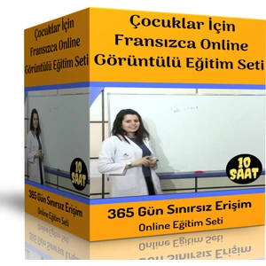 Çocuklar İçin Fransızca Online Eğitim Seti