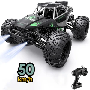 2.4ghz Metal Gövde LED Farlı 4x4 4WD 50KM Hız Yapan Uzaktan Kumandalı Rc Araba