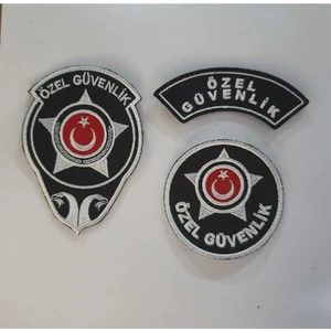 Özel Güvenlik Arma | Yeni Tip Kamu Güvenlik Kol Arması – Nakış Işlemeli