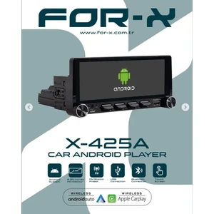 For-X X-425A-6.86''HD Ekran-2gb RAM-32GB-ARKASI Normal Teyp-Wifi-Kablosuz Car Play-Bt--Hd Kamera Hediye