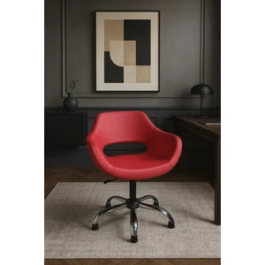 Monaco Çalışma Koltuğu | Sandalyesi | Bilgisayar Koltuğu Sabit Krom Ayak