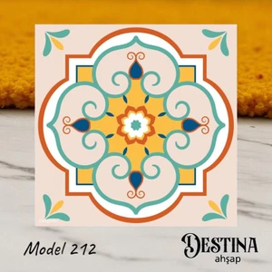 Destina Ahşap Mandala Boyama Seti- Ahşap Boyama-Model 212