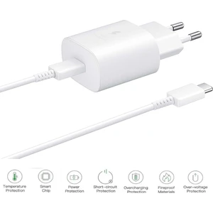 Samsung Galaxy A26 5g Uyumlu Type-C Ultra Hızlı Şarj Seti 22.5W 3.0 Amper (Şarj Adaptörü ve Kablo)