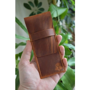 Oh Deer Leather Hakiki Deri Çoklu Kalemlik - Crazy Deri