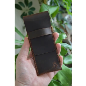 Oh Deer Leather Hakiki Deri Çoklu Kalemlik - Crazy Deri