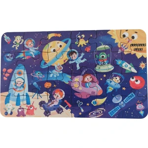 Space - Uzay / Small Puzzle 3-7 Yaş 24 Parça