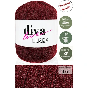 Diva İplik Lurex 16 Kırmızı