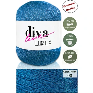 Diva İplik Lurex 03 Turkuaz