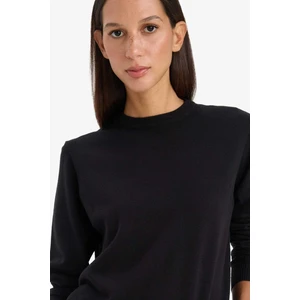 Relax Fit Bisiklet Yaka Triko Kazak