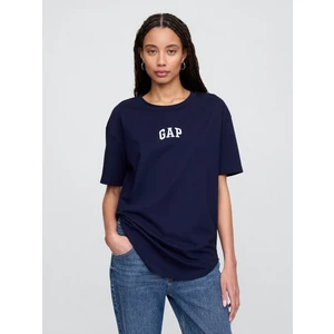 Kadın Lacivert Arch Gap Logo T-Shirt