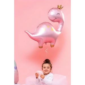 Pembe Dinazor Folyo Balon Dinozor Balon