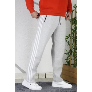 Erkek Kışlık Kalın 3 Iplik Içi Şardonlu Düz Paça Eşofman Altı