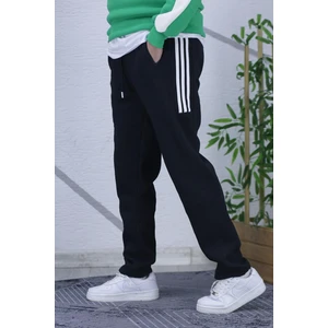 Kışlık 3 Iplik Içi Şardonlu Erkek Eşofman Altı Parçalı Düz Paça