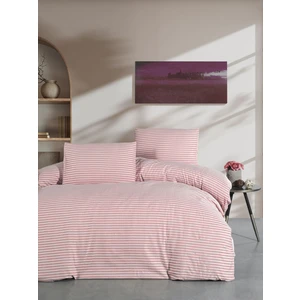 Tek Kişilik Nevresim Seti - Gül Kurusu Saten (Çarşafsız)