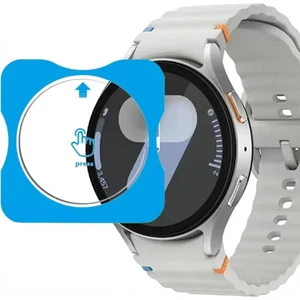 Samsung Galaxy Watch 7 44MM Uyumlu Kolay Kurulum Aparatlı Temperli Cam Ekran Koruyucu