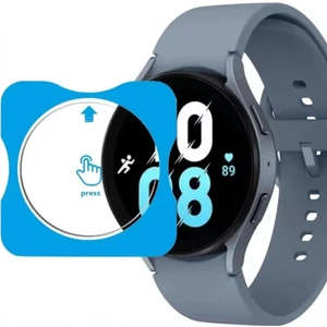 Galaxy Watch 6 44MM Uyumlu Kolay Kurulum Aparatlı Temperli Cam Ekran Koruyucu