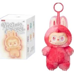 Labubu Have A Seat, Sevimli Canavarlar Labubu Rengarenk Peluş Oyuncak Anahtarlık Moda Çanta 17 cm