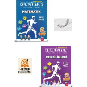 Newton 8.sınıf Kondisyon Matematik Fen Bilimleri Denemeleri -Hedef Deneme