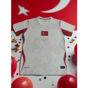 Bite Nose Türkiye Beyaz Milli Takım Yetişkin T-Shirt Halısaha Forması