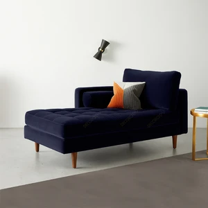 Ürgüp Lacivert Dinlenme Koltuğu Puf Josefin Koltuk Kanepe Koltuğu Psikolog Koltuğu Pati Dostu Kumaş Sağ Köşe