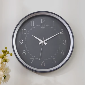 Duvar Saati - Füme - 36 cm