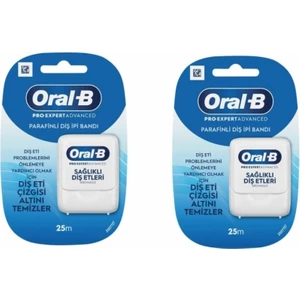 2'li Oral-B Diş Ipi Pro-Expert Advanced 25 M