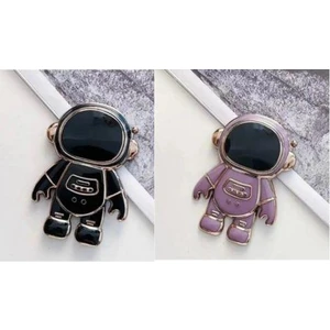 2li Set Sevimli Astronot Stand Telefon Tutucu Yapışkan Özellikli