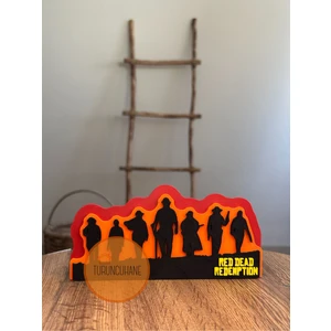 Red Dead Redemption Arthur Morgan Logo 17 cm Masaüstü Dekor Gamer Figür