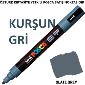 Posca Kurşun Gri Marker Pc-5m (1.8-2.5mm) Poska PC5M Pc - 5m