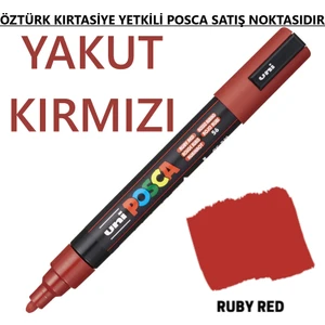 Posca Yakut Kırmızı Marker Pc-5m (1.8-2.5mm) Poska PC5M Pc - 5m
