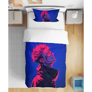 Jujutsu Kaisen Sukuna 3D Dijital Baskılı Tek Kişilik Çarşafsız Genç Erkek Nevresim Takımı