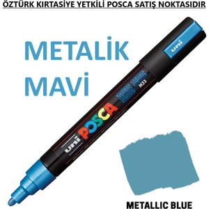 Posca Metalik Mavi Marker Pc-5m (1.8-2.5mm) Poska PC5M Pc - 5m