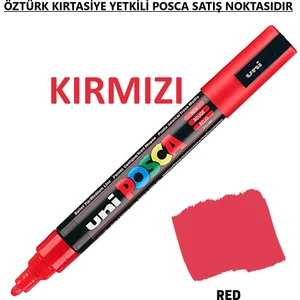 Posca Kırmızı Marker Pc-1m (0.7mm) Poska PC1m Pc - 1m