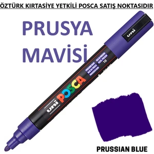 Posca Prusya Mavisi Marker Pc-5m (1.8-2.5mm) Poska PC5M Pc - 5m