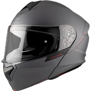 mt Genesis FU935SV Solid A2 Matt Titanium Çene Açılır Motosiklet Kaskı
