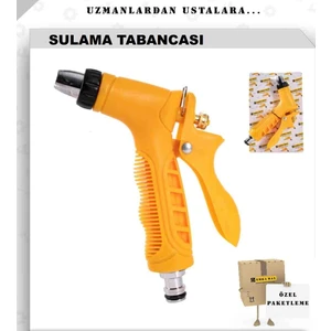Metal Uçlu Fonksiyonlu Sağlam Plastik Sulama Tabancası